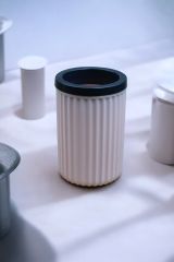 3 Parça Sert Plastik Banyo Seti/ Sıvı Sabunluk, Diş Fırçalık ve Katı Sabunluk-Toz Pembe