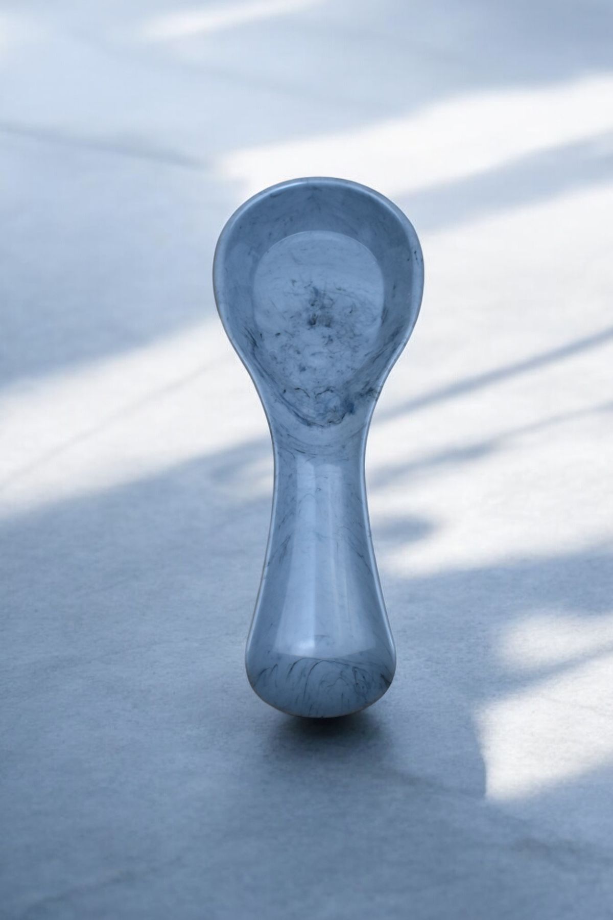Melamin Mermer Desenli Kirli Kaşıklık- 26 CM
