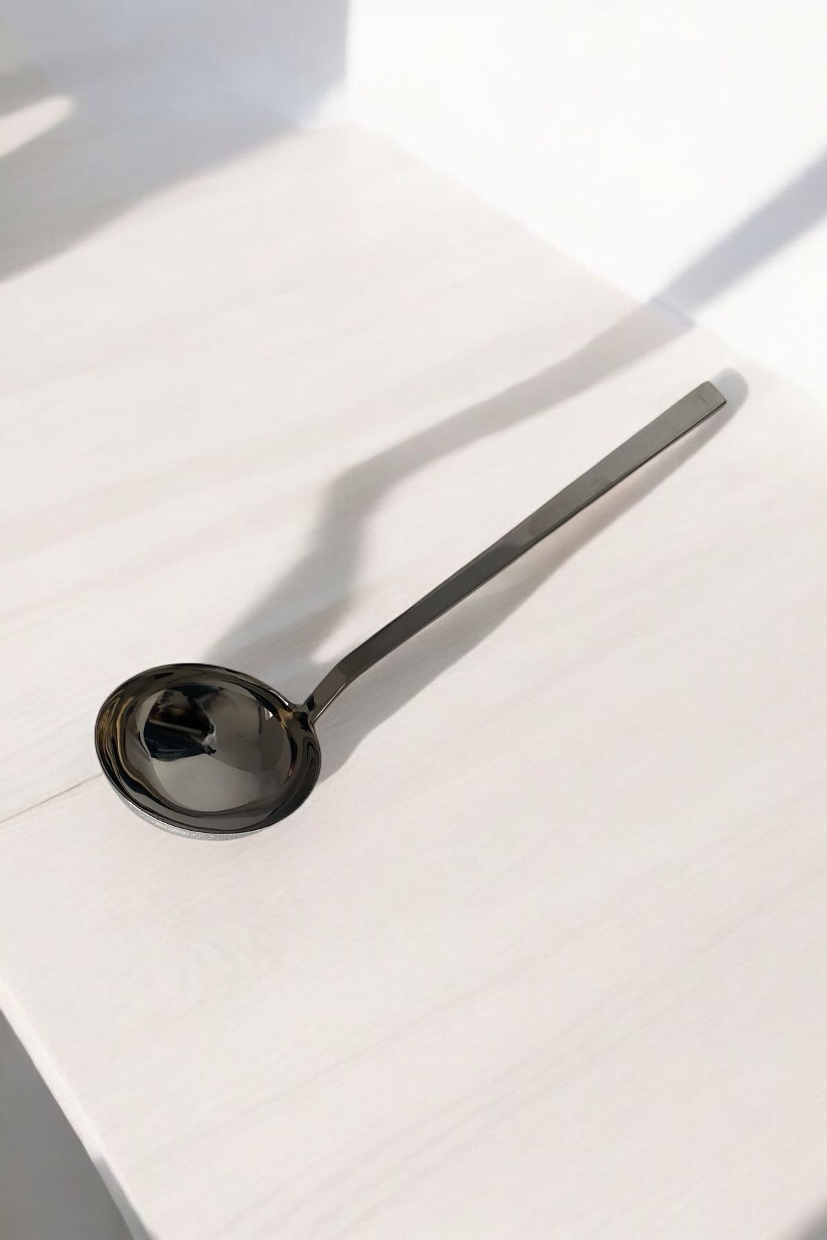 Çelik Servis Kepçesi -28 Cm Paslanmaz ve Kararmaz