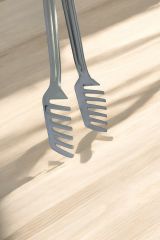 3 Lü Paslanmaz Çelik Makarna/ Salata ve Pasta/ Börek Maşası- 3 Parça Maşa Seti- 23 CM