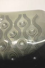 Silikon Vakumlu Kaydırmaz Banyo Paspası-Antrasit