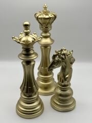 Gold 3'lü Satranç Takımı