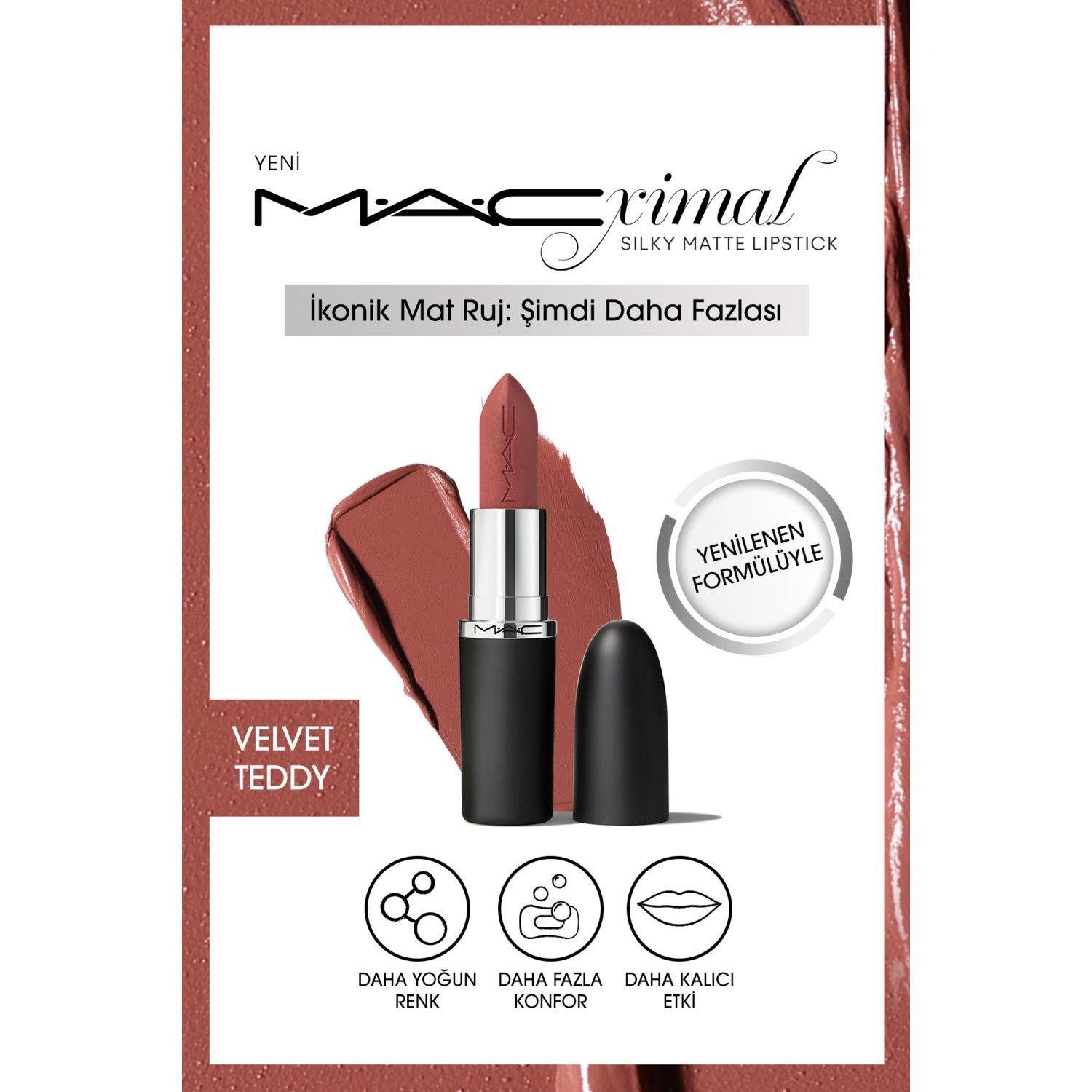 Silky Matte Lipstick Nemlendirme Etkili Yoğun Renk Sağlayan Ruj
