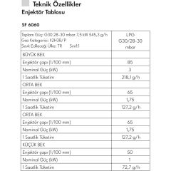 Regal SF 6060 Solo Fırın