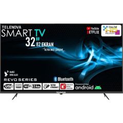 Telenova Revo32 32'' 82 Ekran Uydu Alıcılı HD Android Smart LED TV