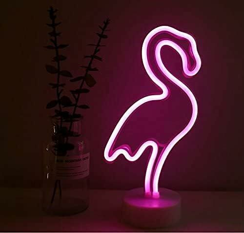 LED NEON GECE LAMBASI / FLAMİNGO