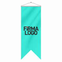 Özel Logo Kırlangıç Bayrak 70x200 cm