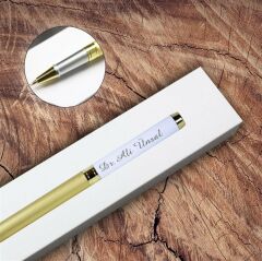 İsme Özel Roller Kalem - Sarı/Bey