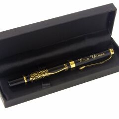 İsme Özel Besmele Gold Rengi Roller Kalem