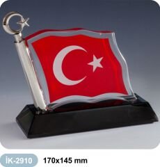 KİŞİYE ÖZEL KRİSTAL TÜRK BAYRAĞI