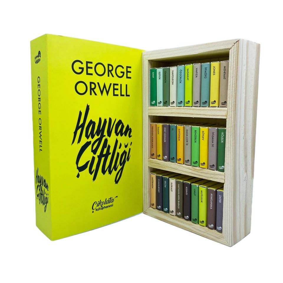 George Orwell Hayvan Çiftliği Temalı Çikolata Kütüphanesi