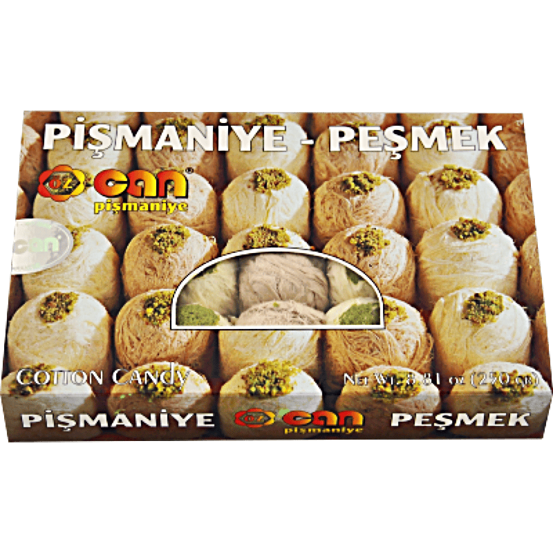 Top Pişmaniye Kakaolu-Antep Fıstıklı Net: 250 gr