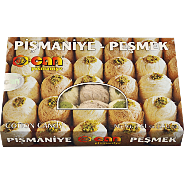 Top Pişmaniye Kakaolu-Antep Fıstıklı Net: 250 gr