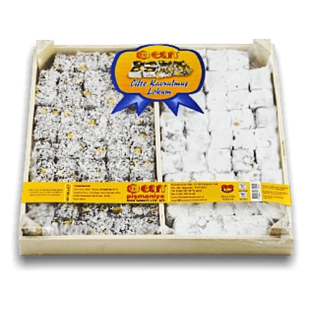Lokum Çifte Kavrulmuş Sandık Net: 500 gr