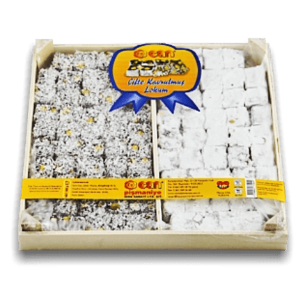 Lokum Çifte Kavrulmuş Sandık Net: 500 gr