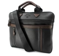 Unisex Evrak ve Laptop Çantası Siyah/Kahverengi