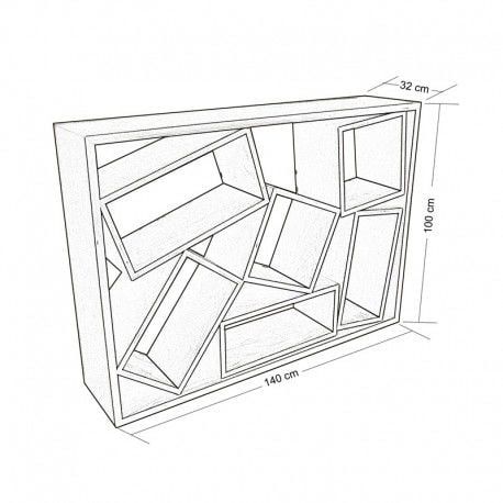 Cubes Dekoratif Kitaplık