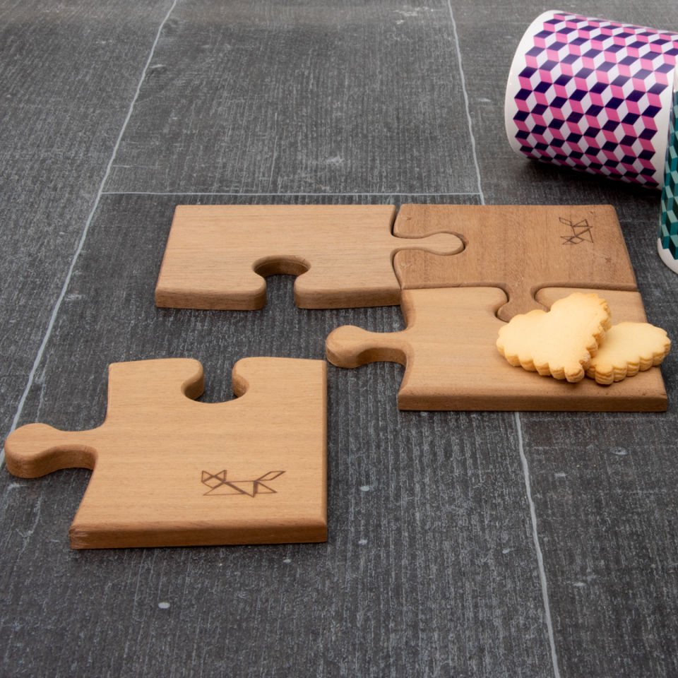 Puzzle Mat + Pantone Cup Set