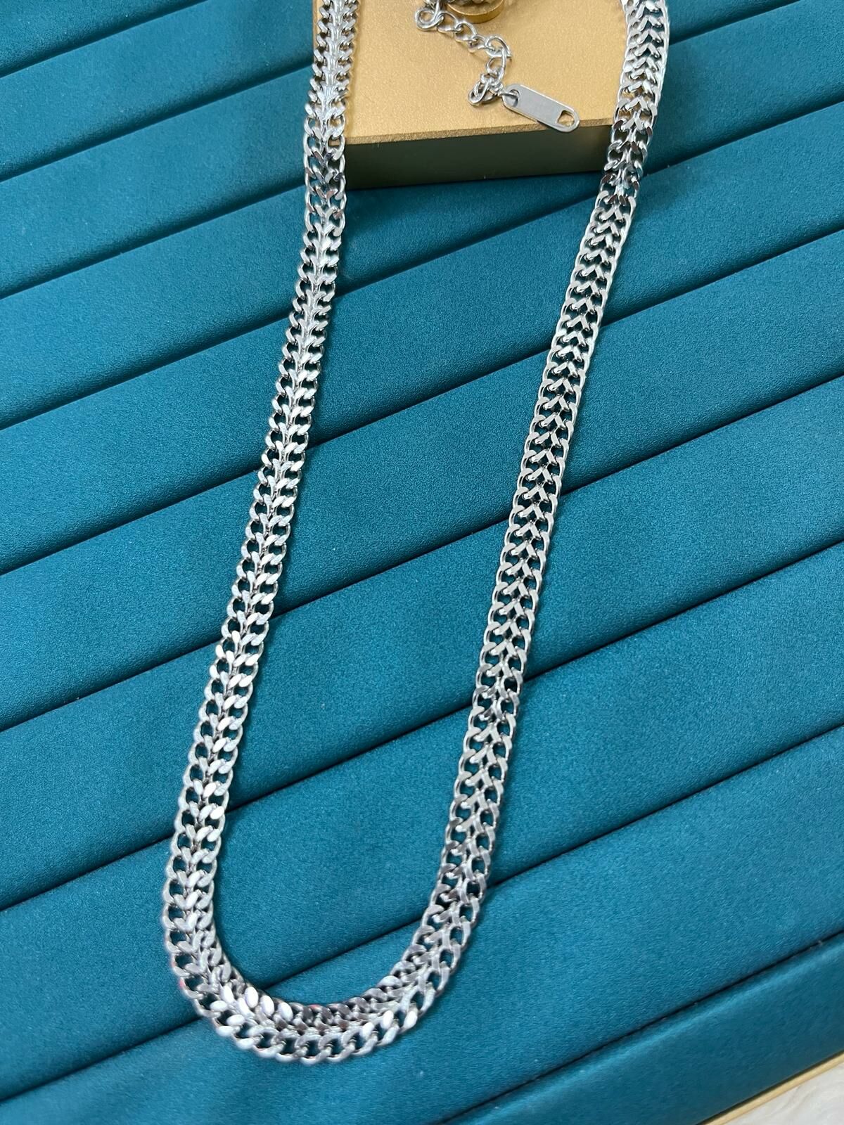 Çelik Silver Kolye 45 cm