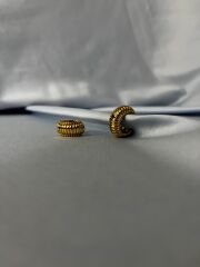 Rose Gold Rengi Çelik Halka Küpe
