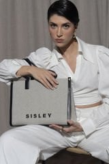 SISLEY  yeni sezon ithall deri canvas el kol çapraz model sly_073