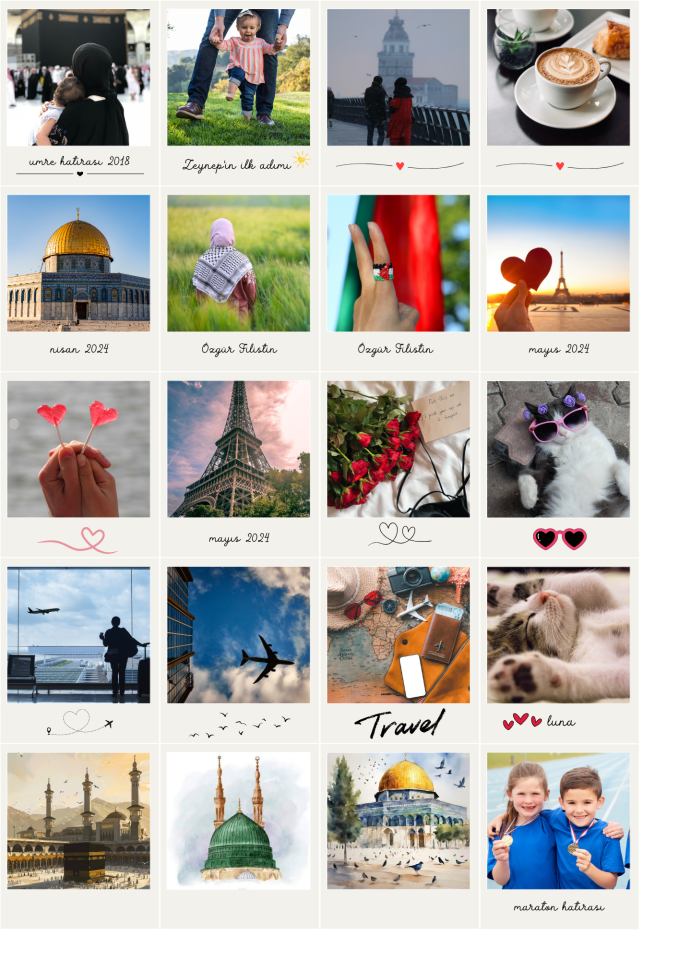 Pola Kart Fotoğraf Baskı (20 adet)