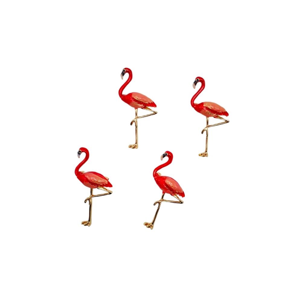 Mineli Flamingo Broş
