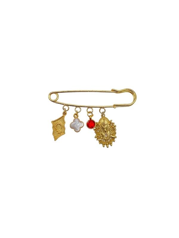 Türk Bayrağı & Osmanlı Charm Yaka Pini