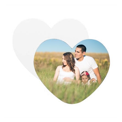 Kalp Fotograf   Baskılı Magnet 7x8 cm  (20 Adet)