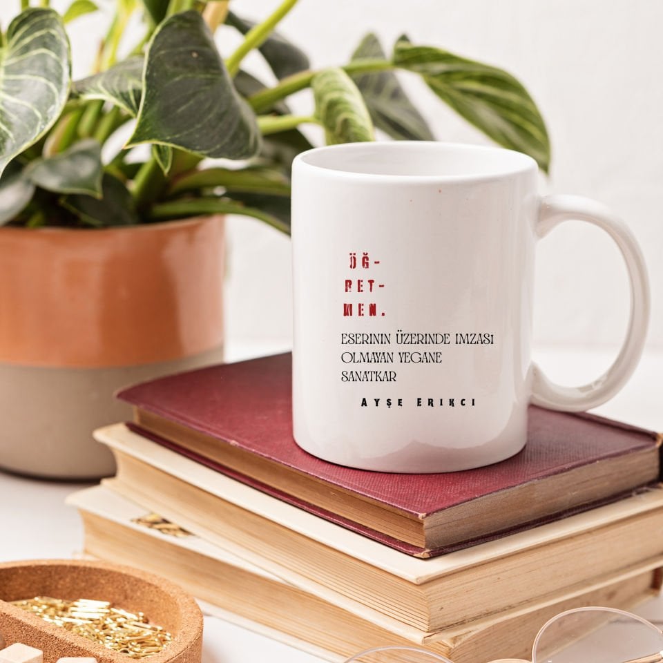 Öğretmen Kupa (İsme  Özel)