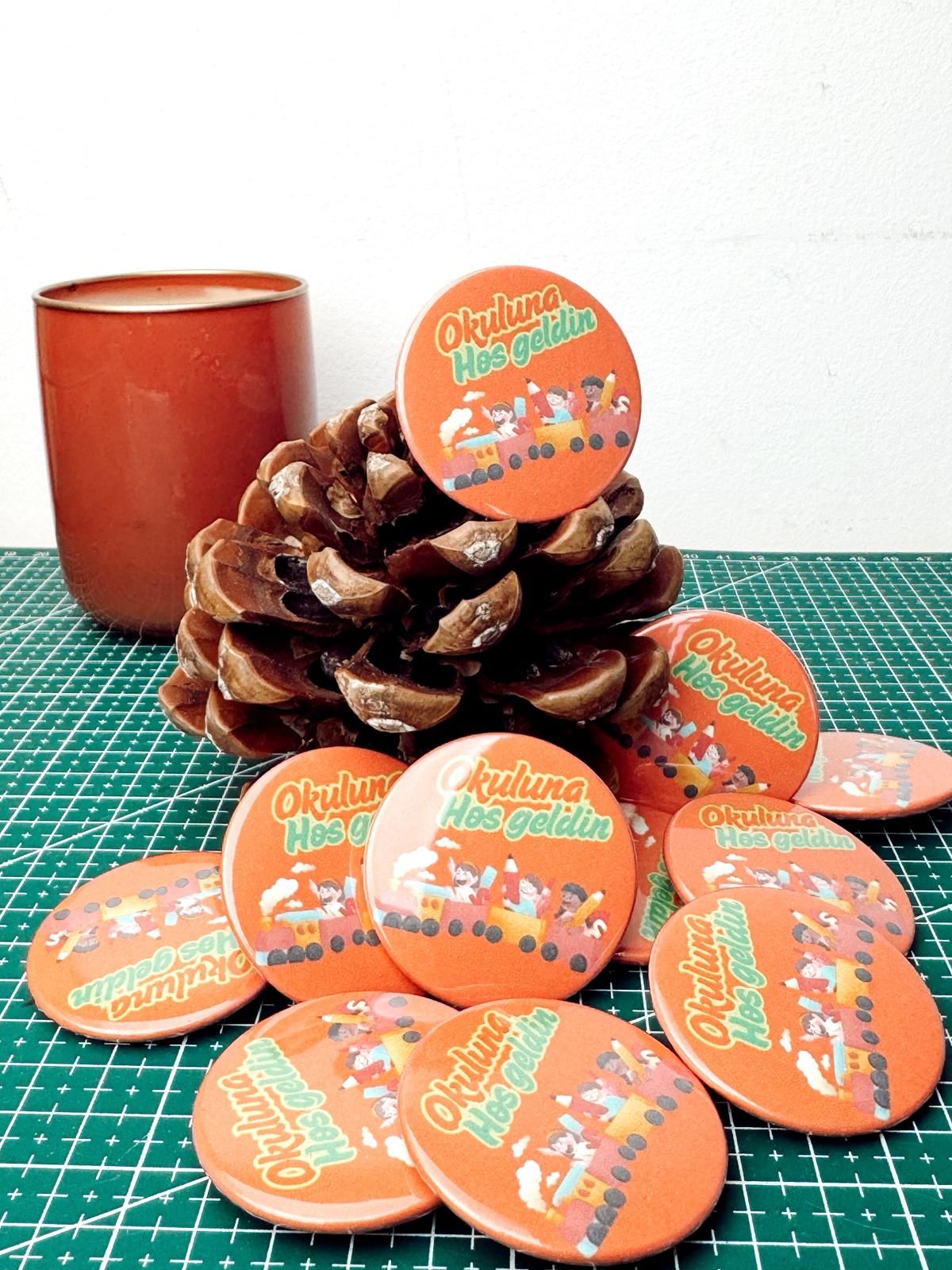 Okuluna Hoş Geldin Kartı & Rozet