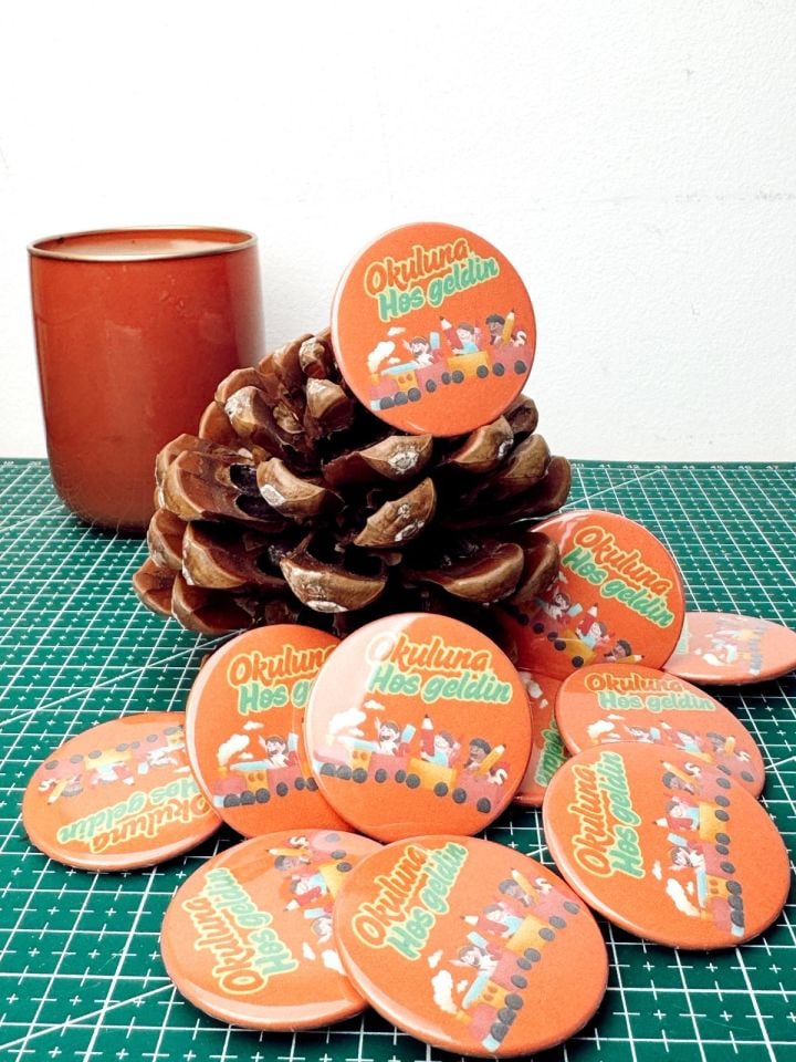 Okuluna Hoş Geldin Kartı & Rozet