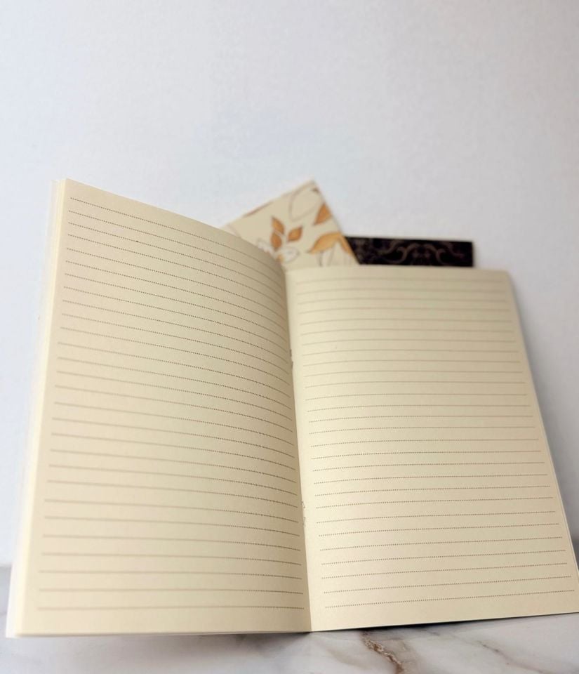 Fantezi Defter& Ayraç & Rozet Seti
