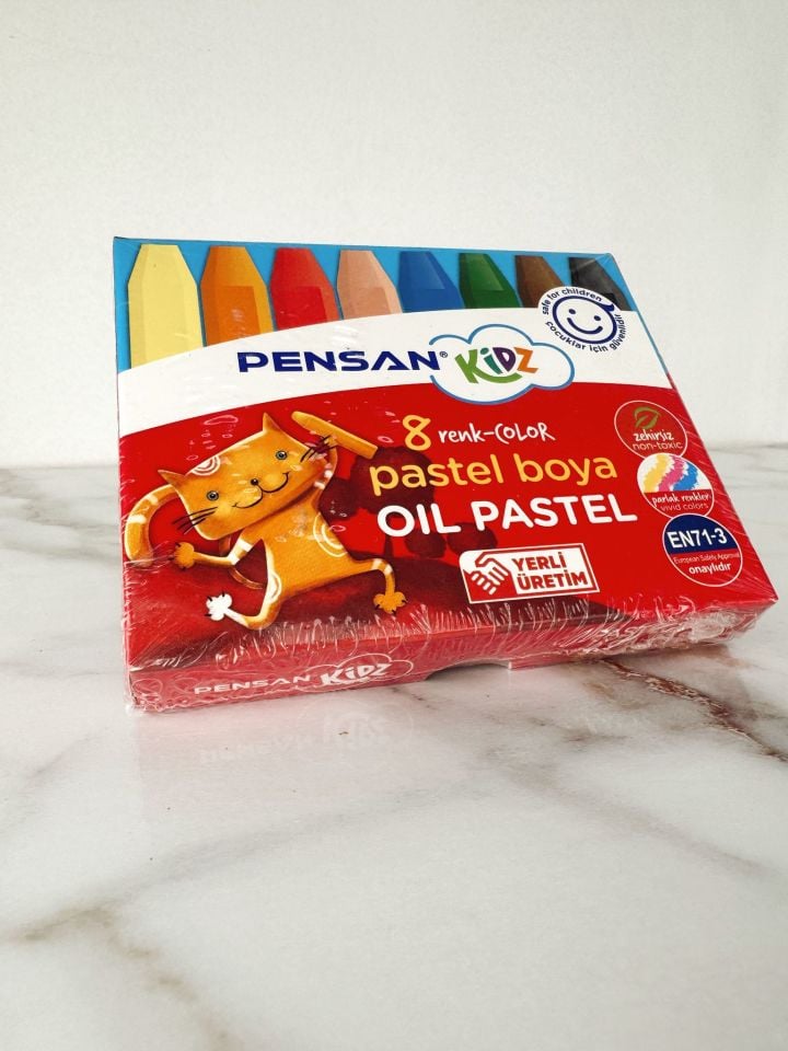 8'li Pastel Boya