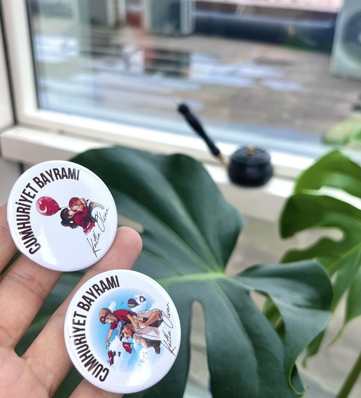 29 Ekim Cumhuriyet Bayramı Özel Tasarım Rozet