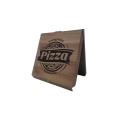 Pizza Delicius Baskı Esmer Pizza Kutusu 30x30x3,5 100'lü Paket