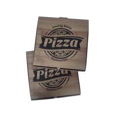 Pizza Delicius Baskı Esmer Pizza Kutusu 30x30x3,5 100'lü Paket