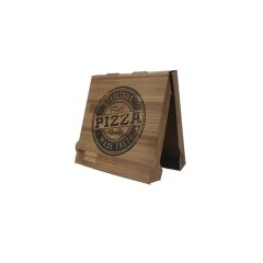 Pizza Delicius Baskı Esmer Pizza Kutusu 33x33x3,5 100'lü Paket