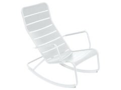 LUXEMBOURG COTTON WHITE ROCKING CHAIR