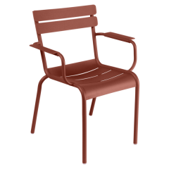 LUXEMBOURG RED OHCRE ARMCHAIR