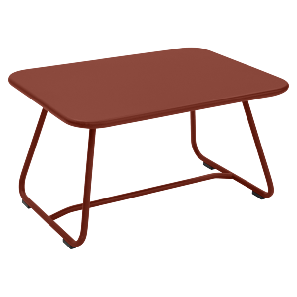 SIXTIES RED OCHRE  LOW TABLE