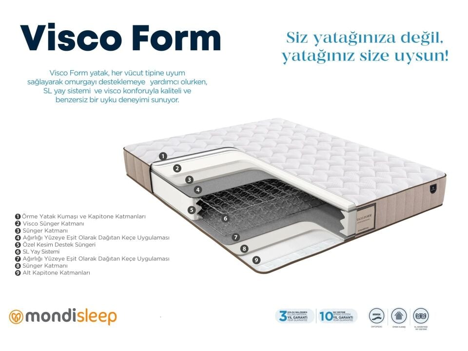 VİSCO FORM YATAK