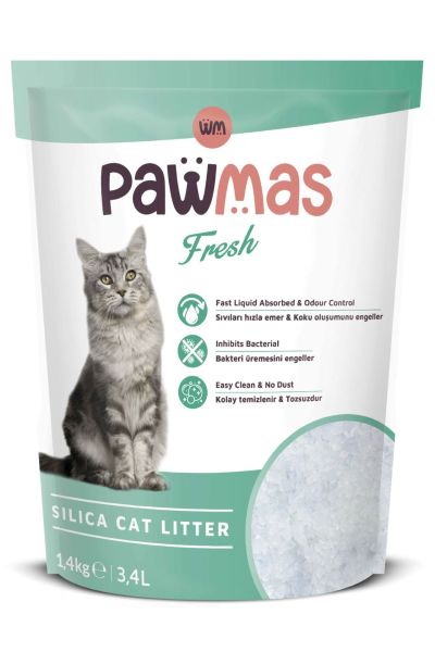 Pawmas Silika Fresh Kedi Kumu 3.4 Lt