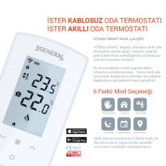 General HT500S SMART Wifi Kontrollü Kablosuz Oda Termostatı