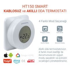 General HT150 SMART Wifi Kontrollü Kablosuz Oda Termostatı