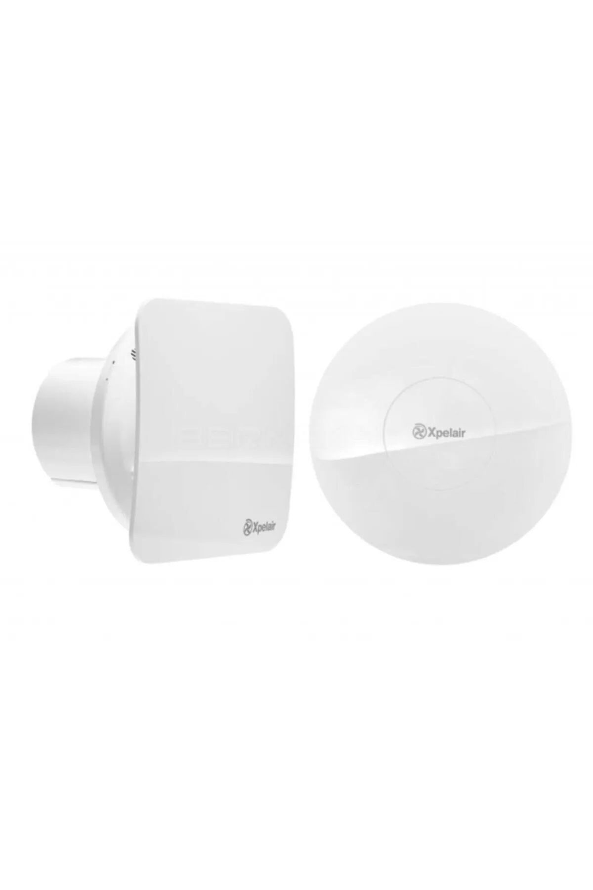 XPELAIR C4TSR Zaman Ayarlı, Sessiz Banyo Fanı Kare Ve Yuvarlak Kapak Aynı Kutuda