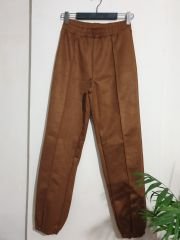 Çok Bol Oversize Bol Kesim Süet Sweat Pantolon ikili Takım Kahverengi - XL