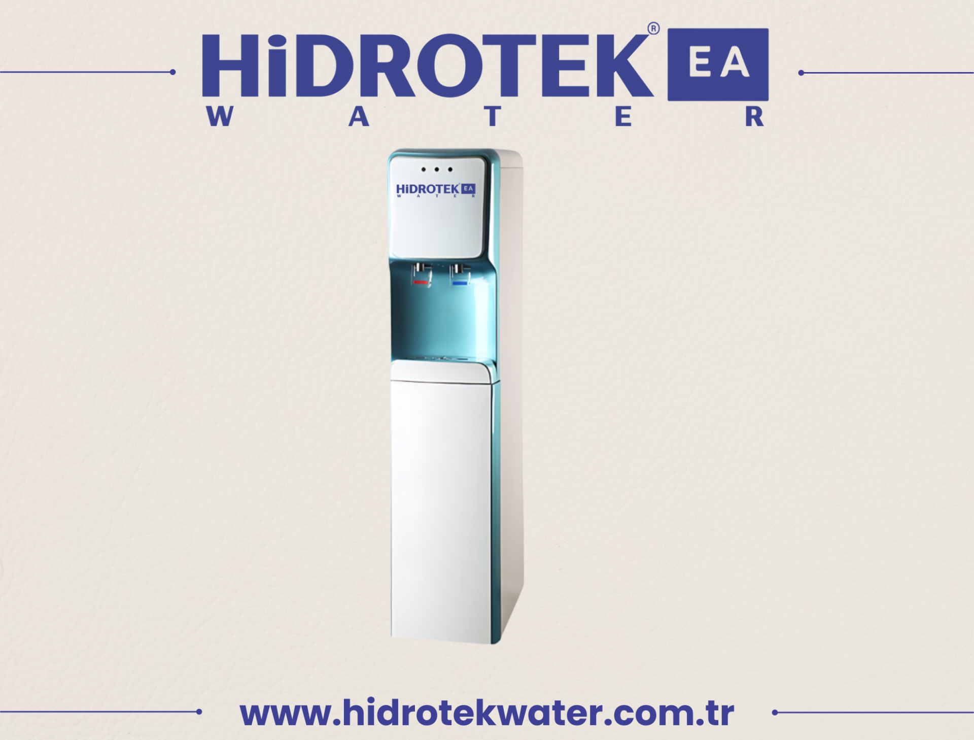 Hidrotek EA Water  Natural pH 8.5 Alkali Zengin Mineralli Canlı Su Üreten Su Sebili