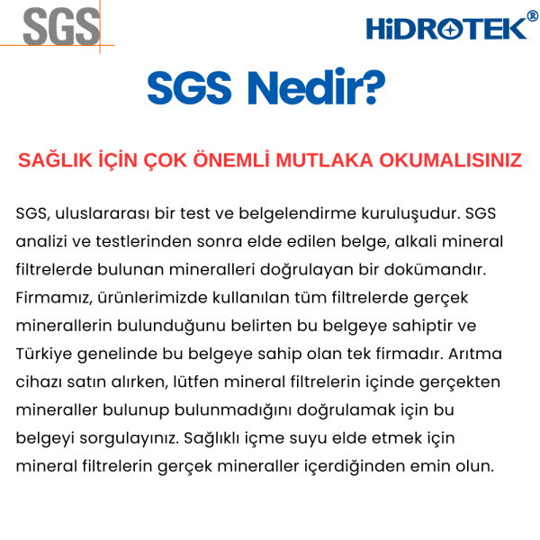 Hidrotek 10 Aşamalı PH 8,5 Arıtmalı Su Sebili