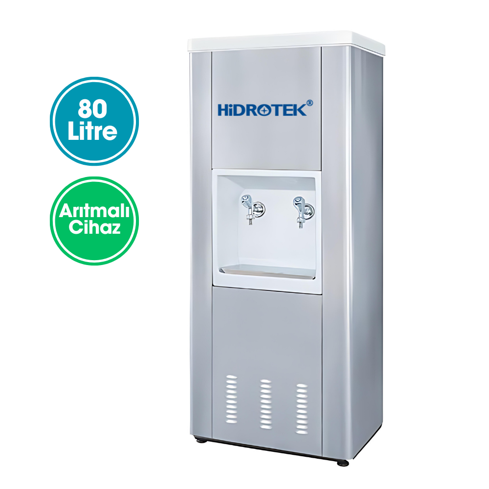 Hidrotek 80 Litre Tank Kapasiteli Arıtmalı Su Sebili